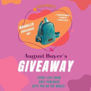 DoctorMum's August Buyer's Giveaway! NWT Wrangler Teal Crossbody
